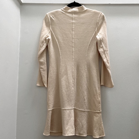 ST. John neutral cream vintage sweater jacket Sz 4 - Picture 11 of 11